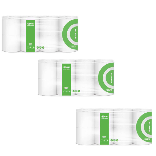 kumanyagonder-ogutgida-focus-tuvalet Focus Optimum Tuvalet Kağıdı Çift Katlı-150 Yaprak- 48'li Rulo - Görsel 1