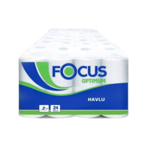 Focus Optimum Rulo Kağıt Havlu -Çift Katlı-90 Yaprak- 24'lü Rulo