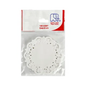 Doyley Kağıt Dantel Bardak Altlığı 9 Cm