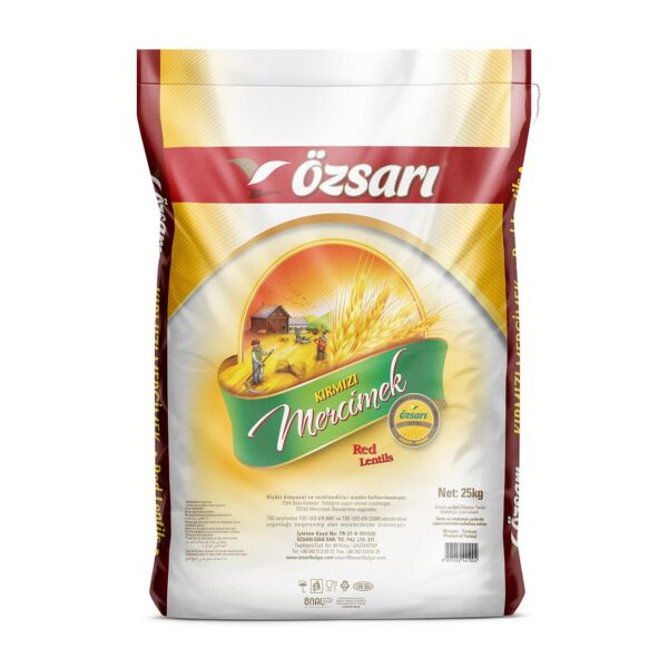 Özsarı Kırmızı Yaprak Mercimek 25 Kg fiyatı