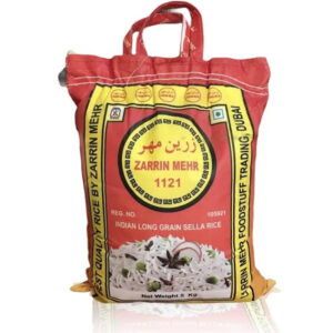 Zarrin Mehr 1121 Hint İran Basmati Pirinç 5 Kg