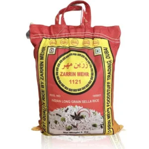 Zarrin Mehr 1121 Hint İran Basmati Pirinç 5 Kg